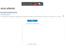 Tablet Screenshot of olcsoalberlet.blogspot.com