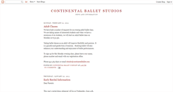 Desktop Screenshot of continentalballet.blogspot.com