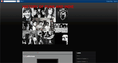 Desktop Screenshot of historyofpunkandindie.blogspot.com