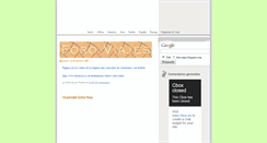 Desktop Screenshot of foroviajes.blogspot.com