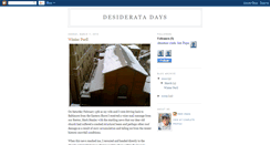 Desktop Screenshot of desideratadays.blogspot.com