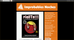 Desktop Screenshot of improbablesnoches.blogspot.com