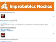 Tablet Screenshot of improbablesnoches.blogspot.com