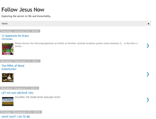 Tablet Screenshot of followjesusnow.blogspot.com