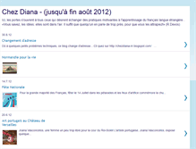 Tablet Screenshot of chez-diana.blogspot.com