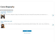 Tablet Screenshot of ciara-music.blogspot.com