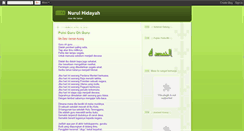 Desktop Screenshot of nurulhidayah86-hidayah.blogspot.com