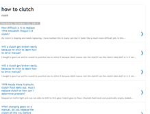 Tablet Screenshot of howtoclutch.blogspot.com