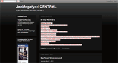 Desktop Screenshot of joemegacentral.blogspot.com