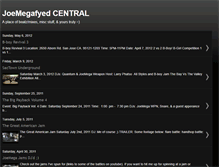 Tablet Screenshot of joemegacentral.blogspot.com