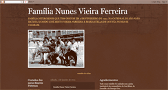 Desktop Screenshot of familianunesvieiraferreira.blogspot.com