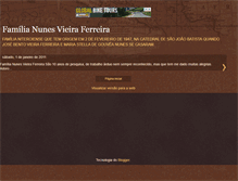 Tablet Screenshot of familianunesvieiraferreira.blogspot.com