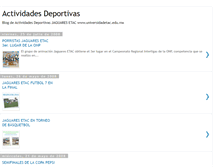 Tablet Screenshot of jaguaresetacdeportes.blogspot.com