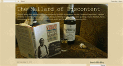 Desktop Screenshot of mallardofdiscontent.blogspot.com