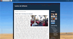 Desktop Screenshot of caminodelmilitante.blogspot.com