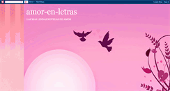 Desktop Screenshot of amor-en-letras.blogspot.com