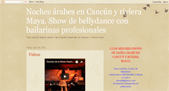 Desktop Screenshot of bellydancecancun.blogspot.com