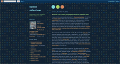 Desktop Screenshot of ocelotsideshow.blogspot.com