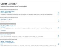 Tablet Screenshot of ocelotsideshow.blogspot.com