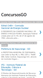 Mobile Screenshot of concursos-go.blogspot.com