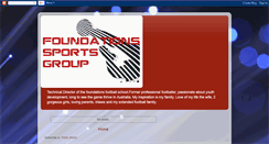 Desktop Screenshot of foundationssportsgroup.blogspot.com