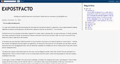 Desktop Screenshot of expostfacto.blogspot.com