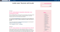 Desktop Screenshot of cars-and-trucks-articles.blogspot.com