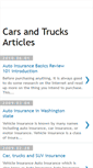 Mobile Screenshot of cars-and-trucks-articles.blogspot.com