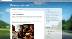 Desktop Screenshot of mariamadredelcielo.blogspot.com