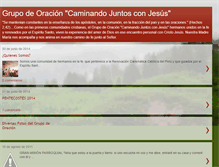 Tablet Screenshot of gomcaminandojuntosconjesus.blogspot.com