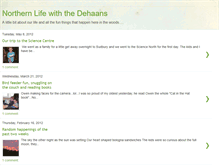 Tablet Screenshot of northernlifewiththedehaans.blogspot.com