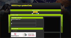 Desktop Screenshot of nod32loginkey.blogspot.com