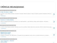 Tablet Screenshot of cronicasmelmaquianas.blogspot.com