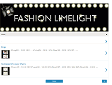 Tablet Screenshot of fashionlimelight.blogspot.com