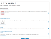 Tablet Screenshot of gyaru-style.blogspot.com