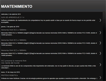 Tablet Screenshot of mantenimientosysdatec.blogspot.com