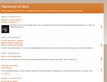 Tablet Screenshot of haciendo-el-libro.blogspot.com