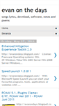 Mobile Screenshot of evanondays.blogspot.com