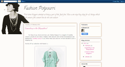 Desktop Screenshot of fashionpotpourri.blogspot.com