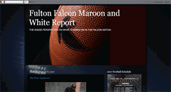 Desktop Screenshot of fultonfalcons.blogspot.com