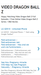 Mobile Screenshot of dragonballz-video.blogspot.com
