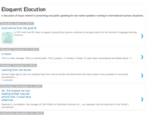 Tablet Screenshot of eloquentelocution.blogspot.com