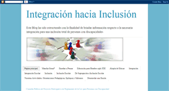 Desktop Screenshot of integracionhaciainclusion.blogspot.com