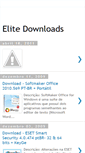 Mobile Screenshot of elitedownloads.blogspot.com