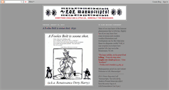 Desktop Screenshot of lolmanuscripts.blogspot.com