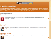 Tablet Screenshot of presidentesdelperu.blogspot.com