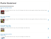 Tablet Screenshot of plushie-wonderland.blogspot.com