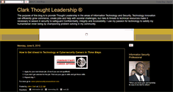 Desktop Screenshot of clarkthoughtleadership.blogspot.com
