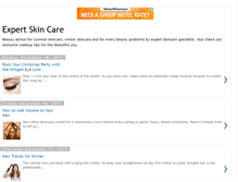 Tablet Screenshot of expertskincare.blogspot.com