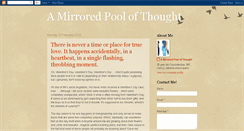 Desktop Screenshot of amirroredpoolofthought.blogspot.com